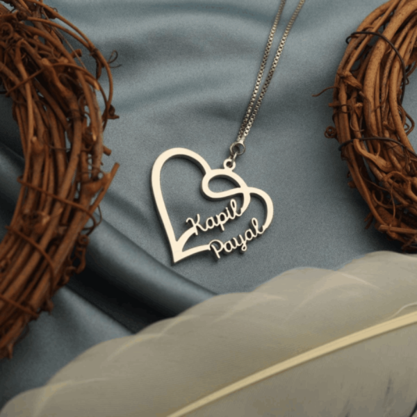 SPECIAL LOVE STYLE COUPLE NAME NECKLACE - Image 3