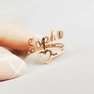 ADJUSTABLE SINGLE NAME RING